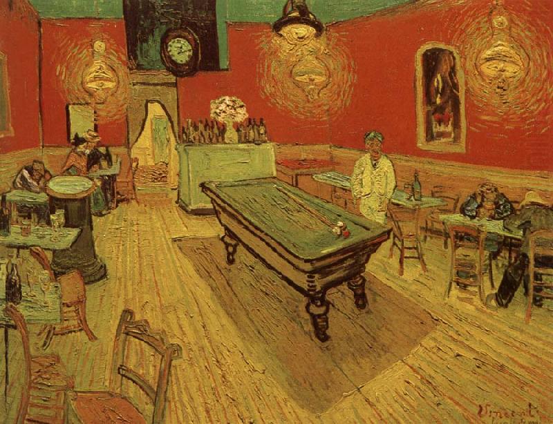 The night cafe, Vincent Van Gogh